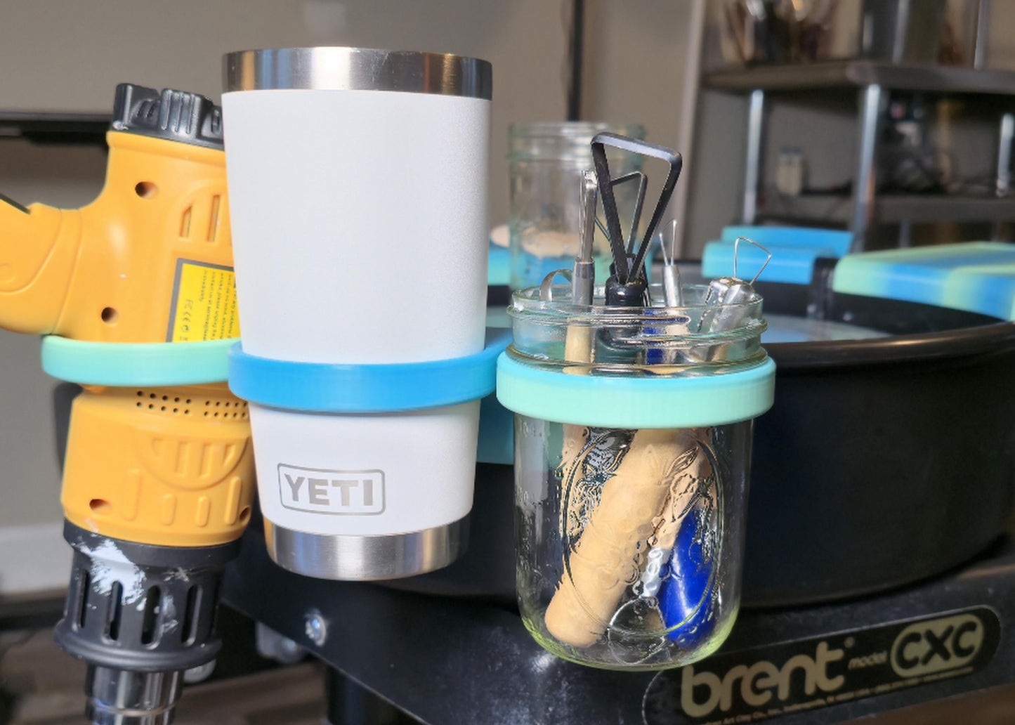 Heat Gun, Mason Jar, Drink Holder