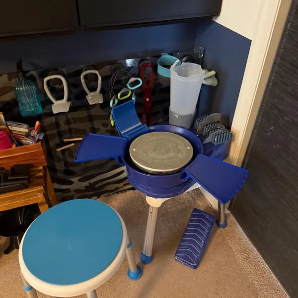 Stackable Pottery Wheel Shelf